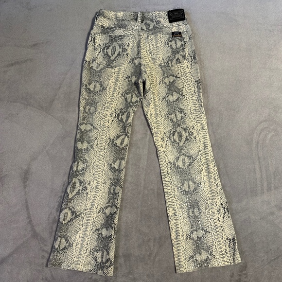 Parasuco Jeans Extreme Fit Women's Snakeskin Print Style# 8121 Size 28 Y2K Club - Picture 7 of 11